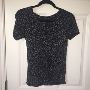 Urban Outfitters Floral V Neck